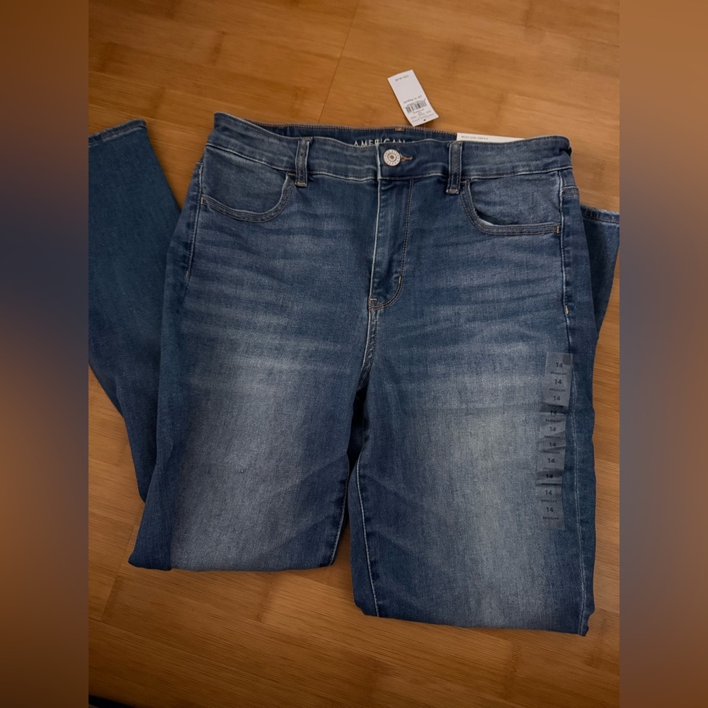 American Eagle Outfitters High Rise Women Jeans - Blue